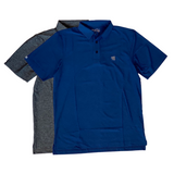 Heathered Performance Polo - Straight Down