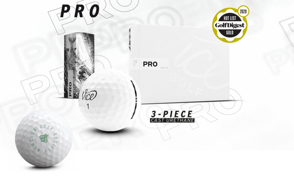 Custom NCGS Vice Pro Golf Balls - Dozen