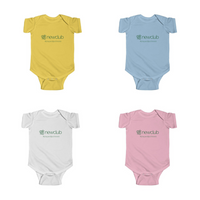 Short Sleeve Play and Pollinate Infant Onesie